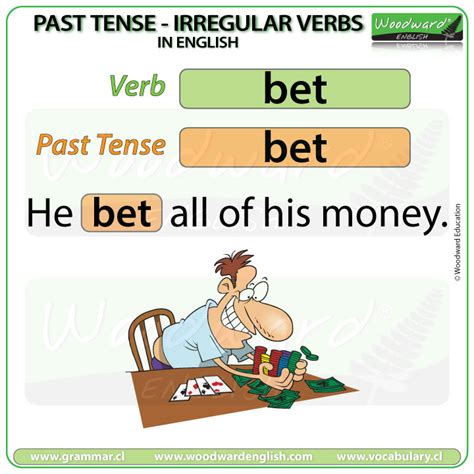 past tense bet